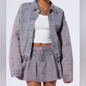 AKIRA Button Down Top/Shacket